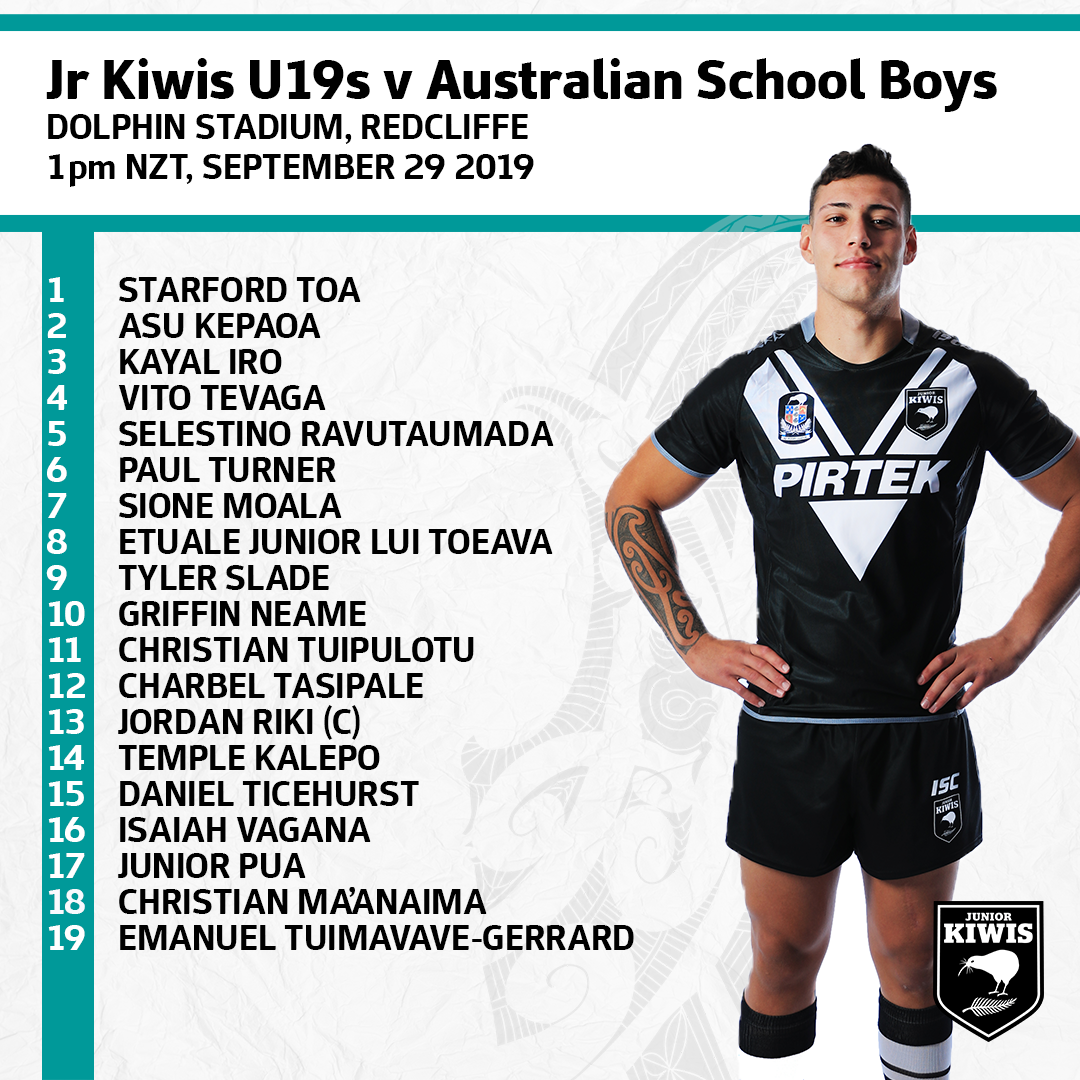 Junior Kiwis Players