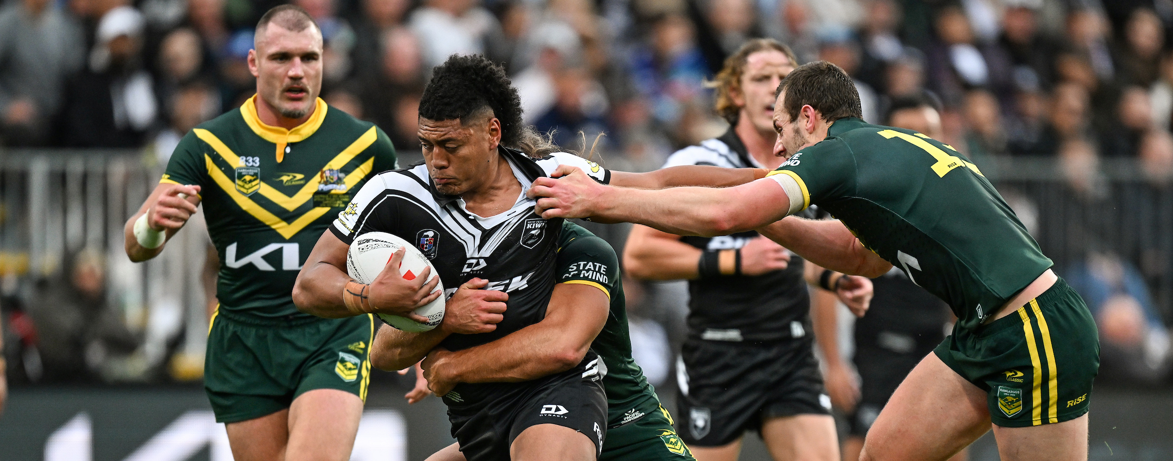 Naufahu Whyte against Kangaroos