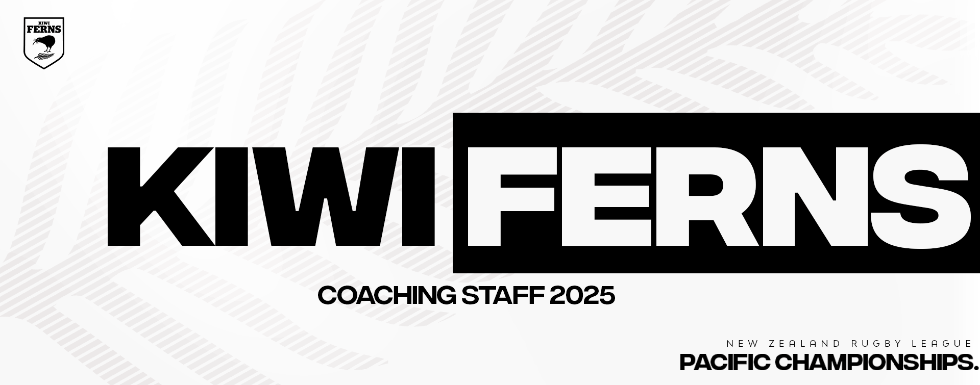 Kiwi Ferns coaching staff 2025